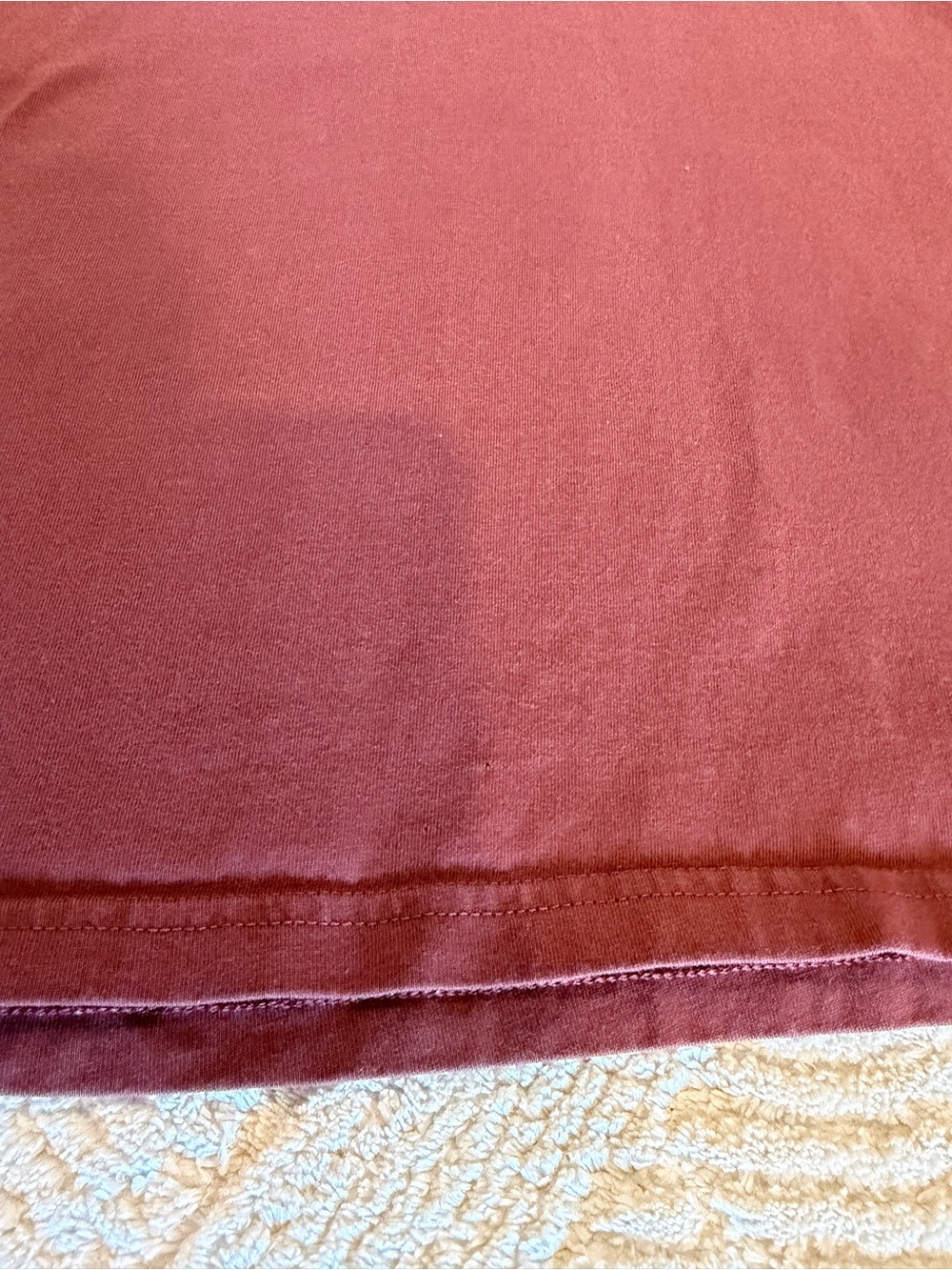 Gymshark Maroon Short-Sleeve Workout Top Size Small - Picture 4 of 7